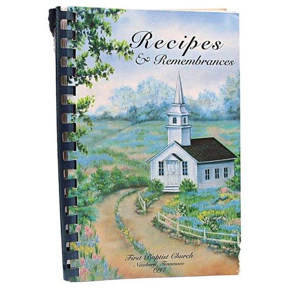 Recipes Remembrances Cookbook Spiral Bound Tennessee Church Recipe Collection - Picture 1 of 9